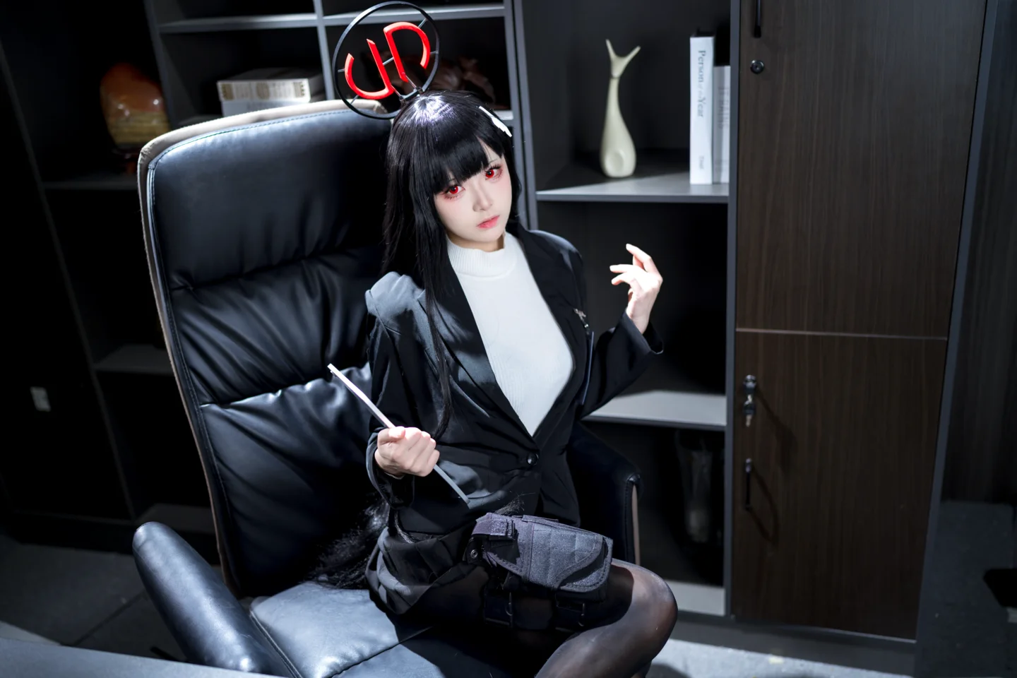 九柒喵 - No.026 蔚蓝档案 调月莉音 [64P-1.4GB] tg@simisebaisi 【丝足阁】005.webp